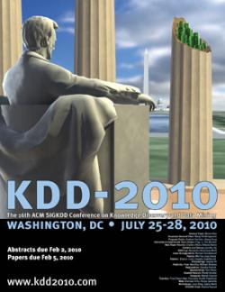 KDD-2010 Washington, DC July 25-28