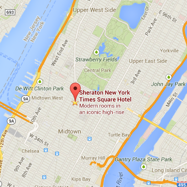 Sheraton New York Times Square Hotel in Google Maps